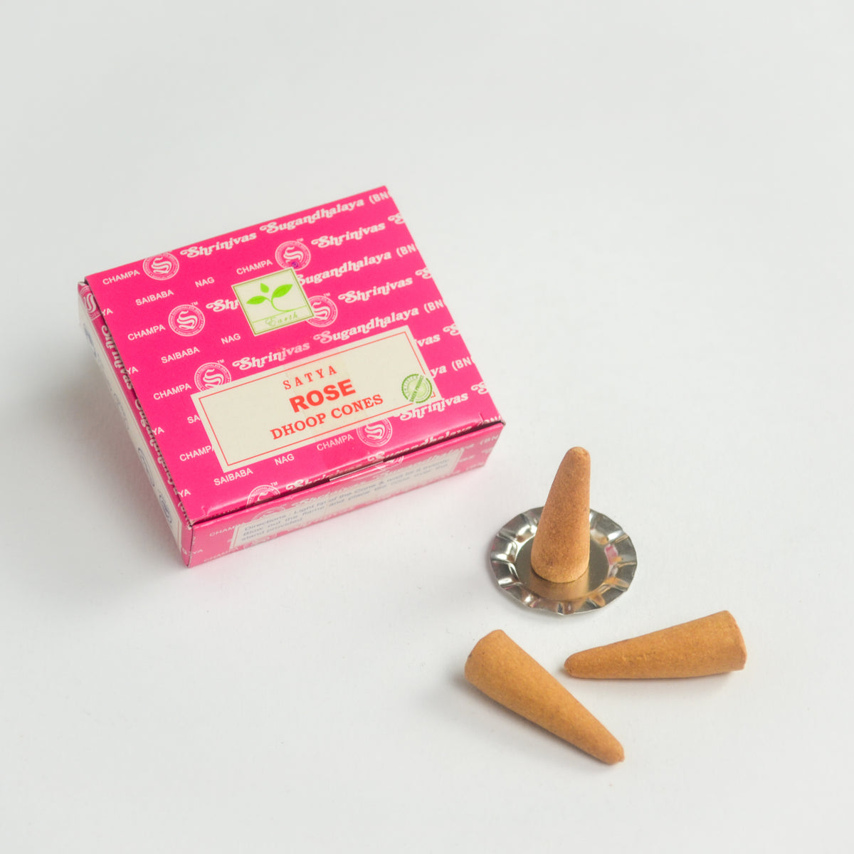 Rose Dhoop Cones