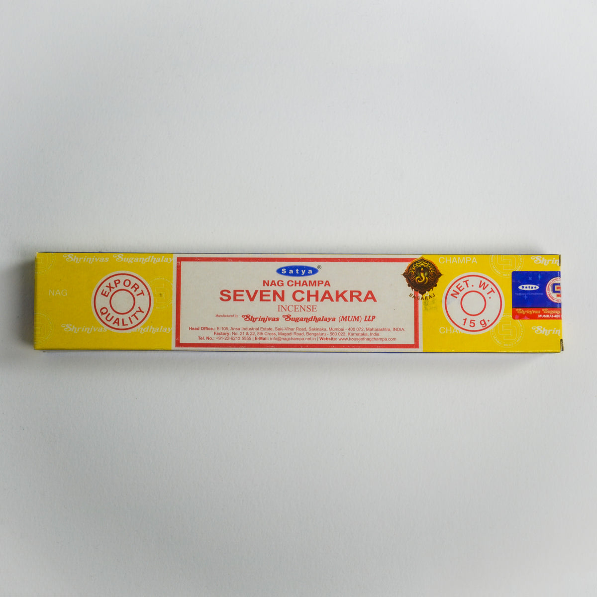 Seven Chakra Incense Sticks